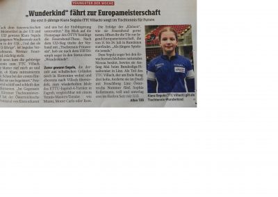 Kiara, Kleine Zeitung, 24.5.2018, 2